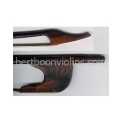 Baroque bow, double bass, German, snakewood