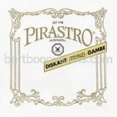Pirastro string treble Viola da Gamba D6 gut/silver