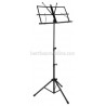 Music stand, foldable, with pouch