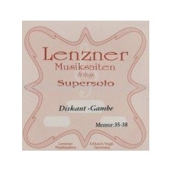 Lenzner Treble Viola da Gamba string (38cm) E3