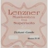 Lenzner Treble Viola da Gamba string (38cm) D6