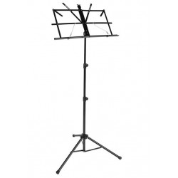 Music stand, foldable, with pouch. High model