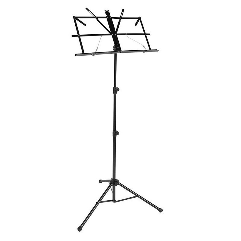 Music stand, foldable, with pouch. High model