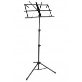 Music stand, foldable, with pouch. High model