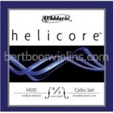 Helicore Cello SET cello strings fractional sizes