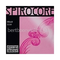 Spirocore cello string fractional sizes A