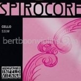 Spirocore SET cello strings, fractional sizes